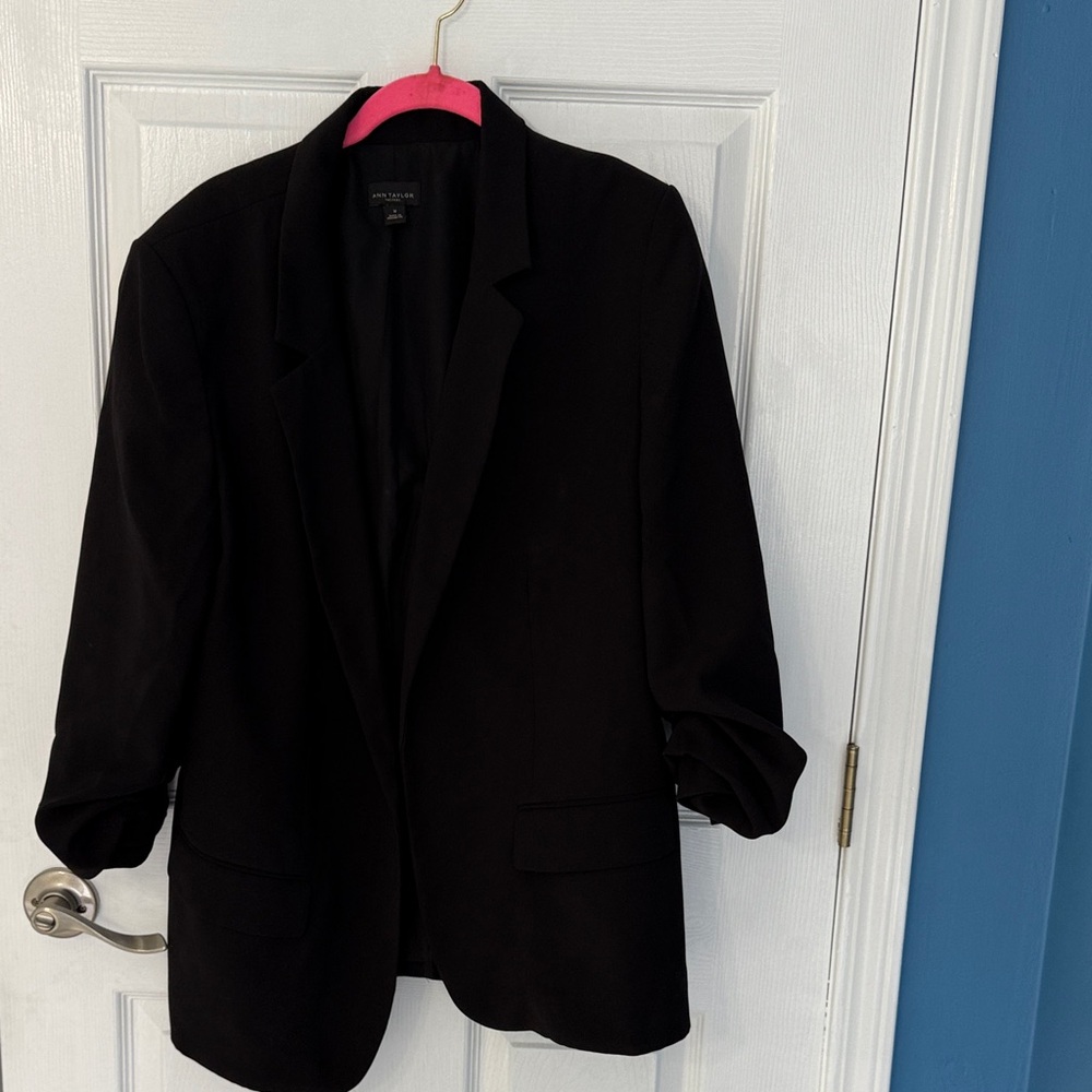 Ann Taylor Classic Black Suit Jacket